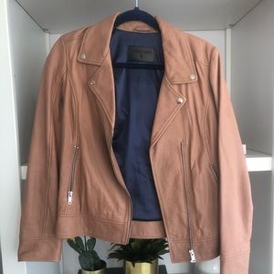 NWOT Scandinavian Tan Leather Jacket
